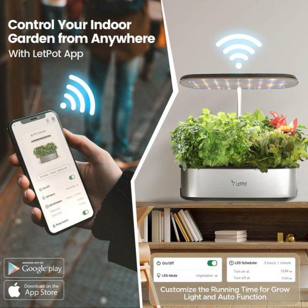 LetPot LPH-SE: 12 Pods Smart Hydroponic Growing System - Image 3