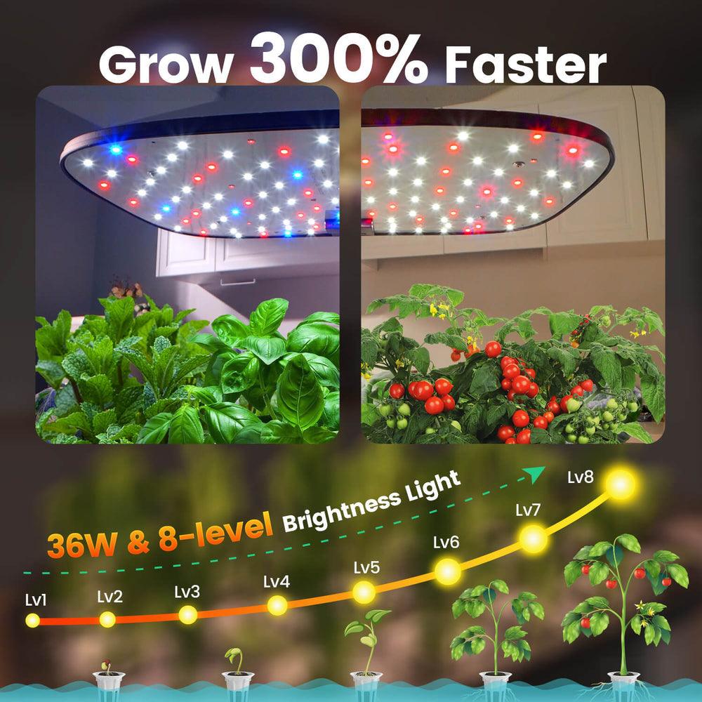 LetPot LPH Max: 21 Pods Smart 4-in-1 Hydroponics Growing System - Image 3