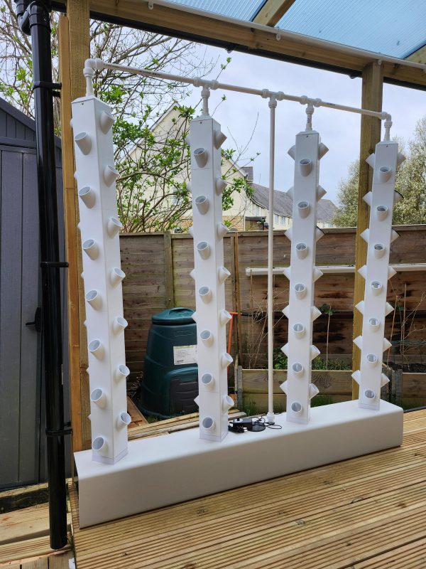 Vertical Farming: 4 Columns,  112 pods