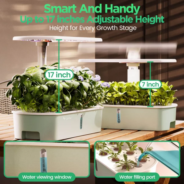 LetPot LPH-Air: 10 Pods Smart Hydroponic Growing System - Image 4