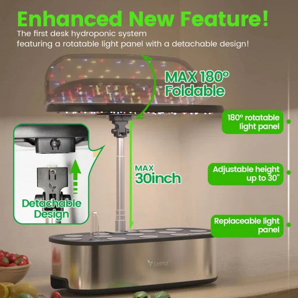 LetPot LPH-SE: 12 Pods Smart Hydroponic Growing System - Image 2
