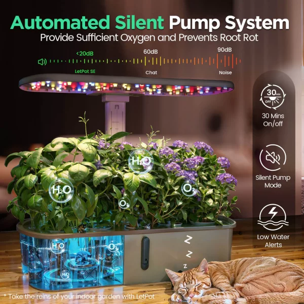 LetPot LPH-Air: 10 Pods Smart Hydroponic Growing System - Image 2