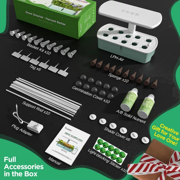 LetPot LPH-Air: 10 Pods Smart Hydroponic Growing System - Image 7