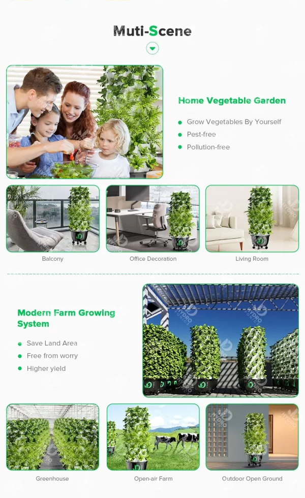 Hydroponic Pineapple Tower: 10 layers, 80 pods - Image 4